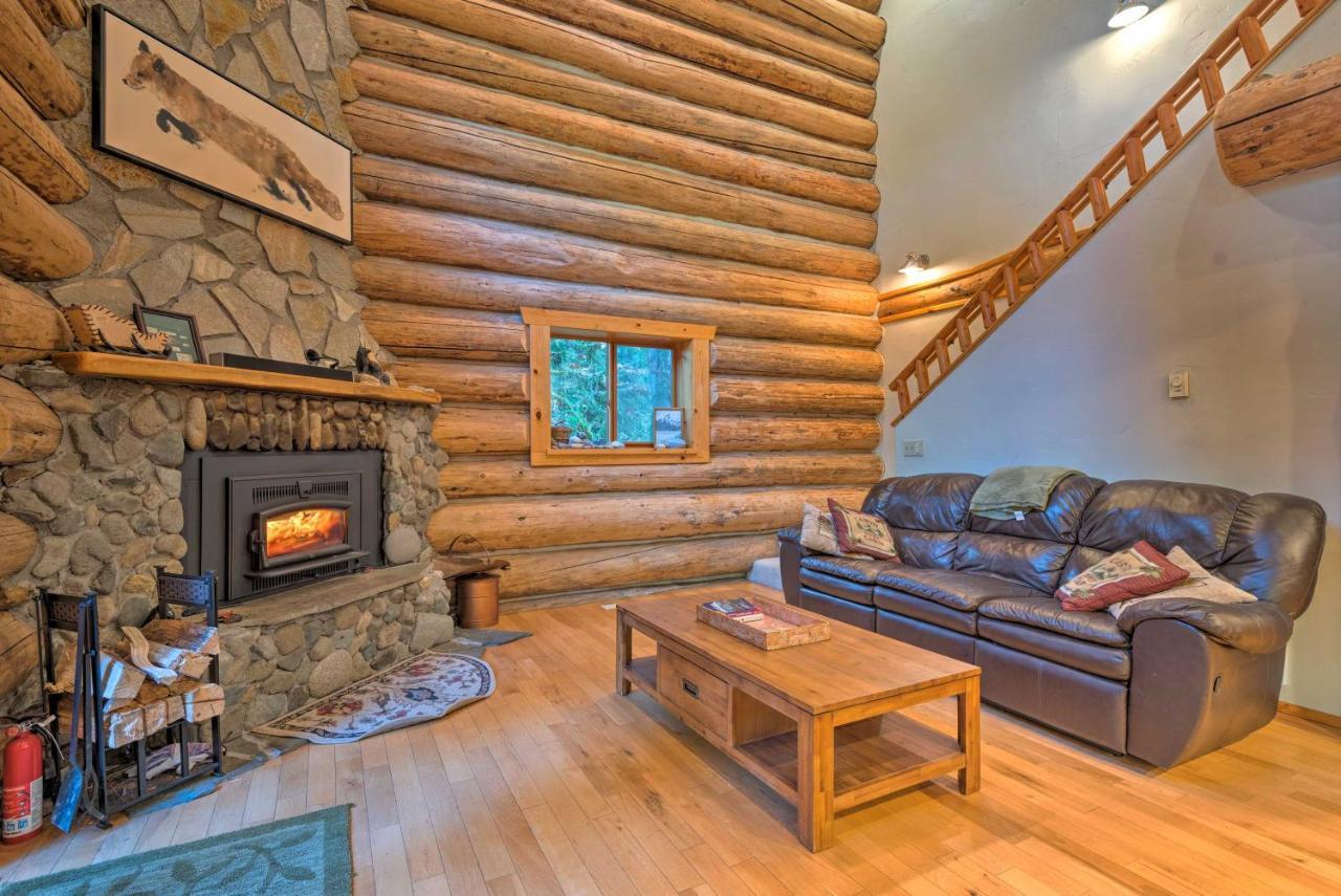 Riverfront Gold Bar Log Cabin Near Stevens Pass! ภายนอก รูปภาพ