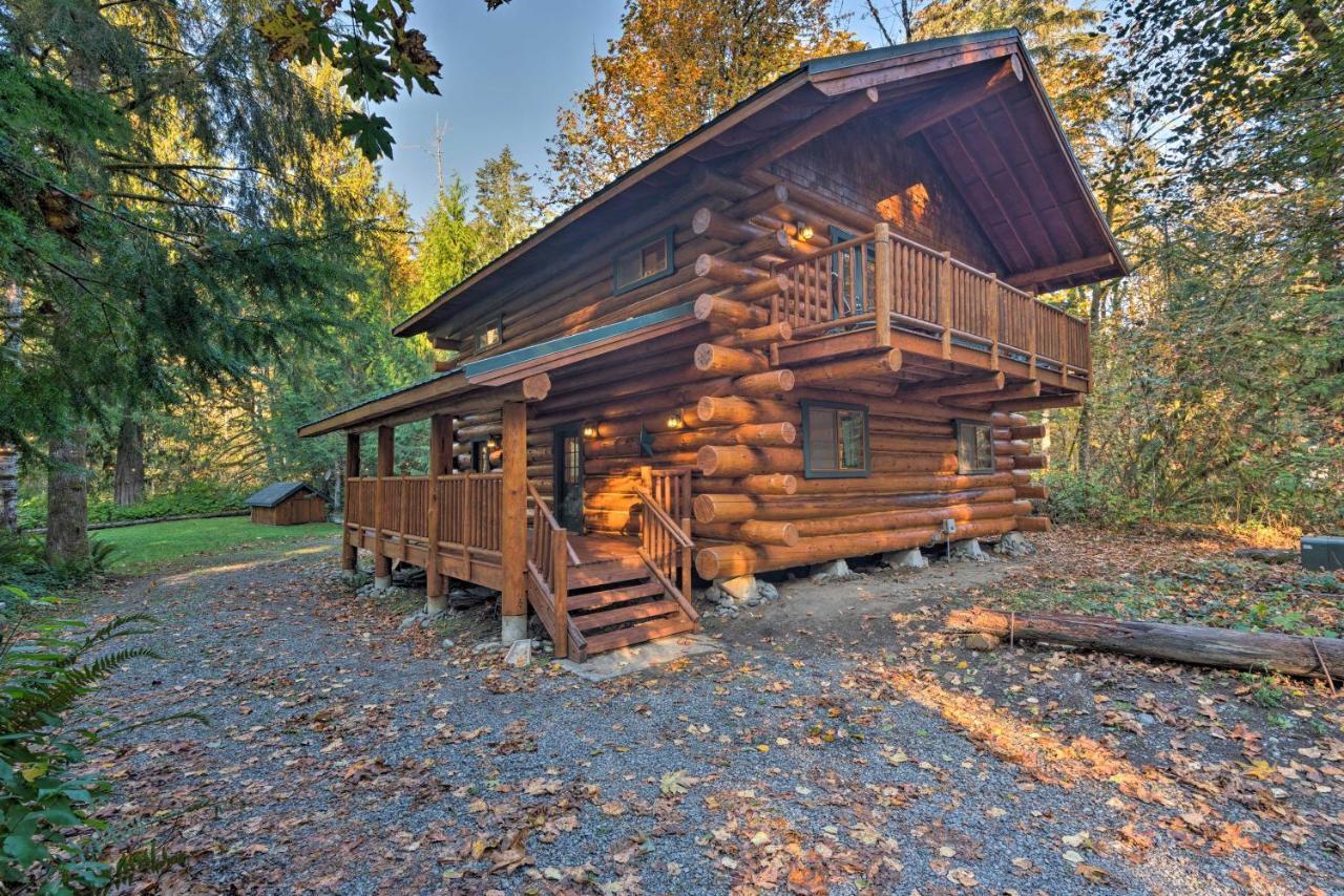 Riverfront Gold Bar Log Cabin Near Stevens Pass! ภายนอก รูปภาพ