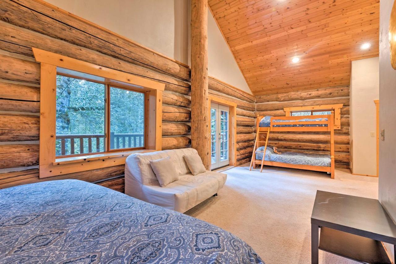 Riverfront Gold Bar Log Cabin Near Stevens Pass! ภายนอก รูปภาพ