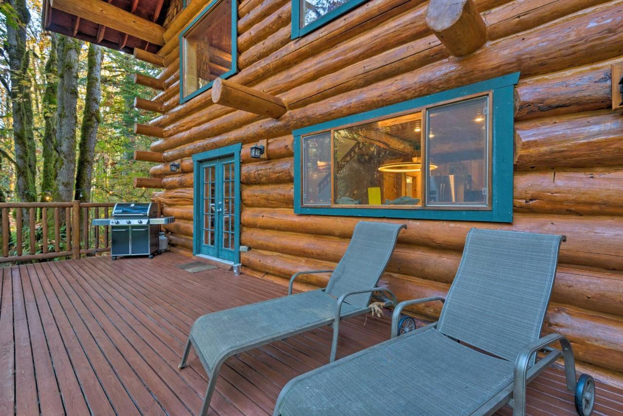 Riverfront Gold Bar Log Cabin Near Stevens Pass! ภายนอก รูปภาพ